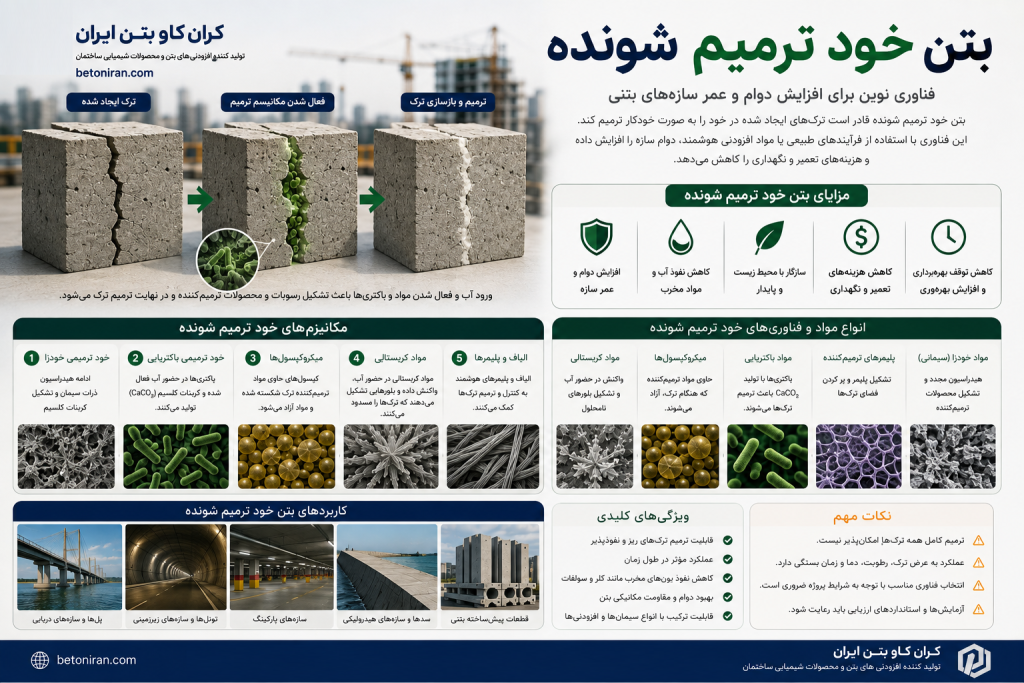 بتن خود ترمیم شونده